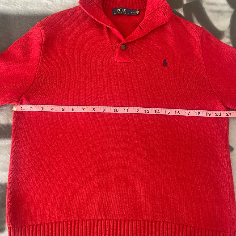 Polo Ralph Lauren Knit 1/4 Button Pullover Sweater - Picture 4 of 9